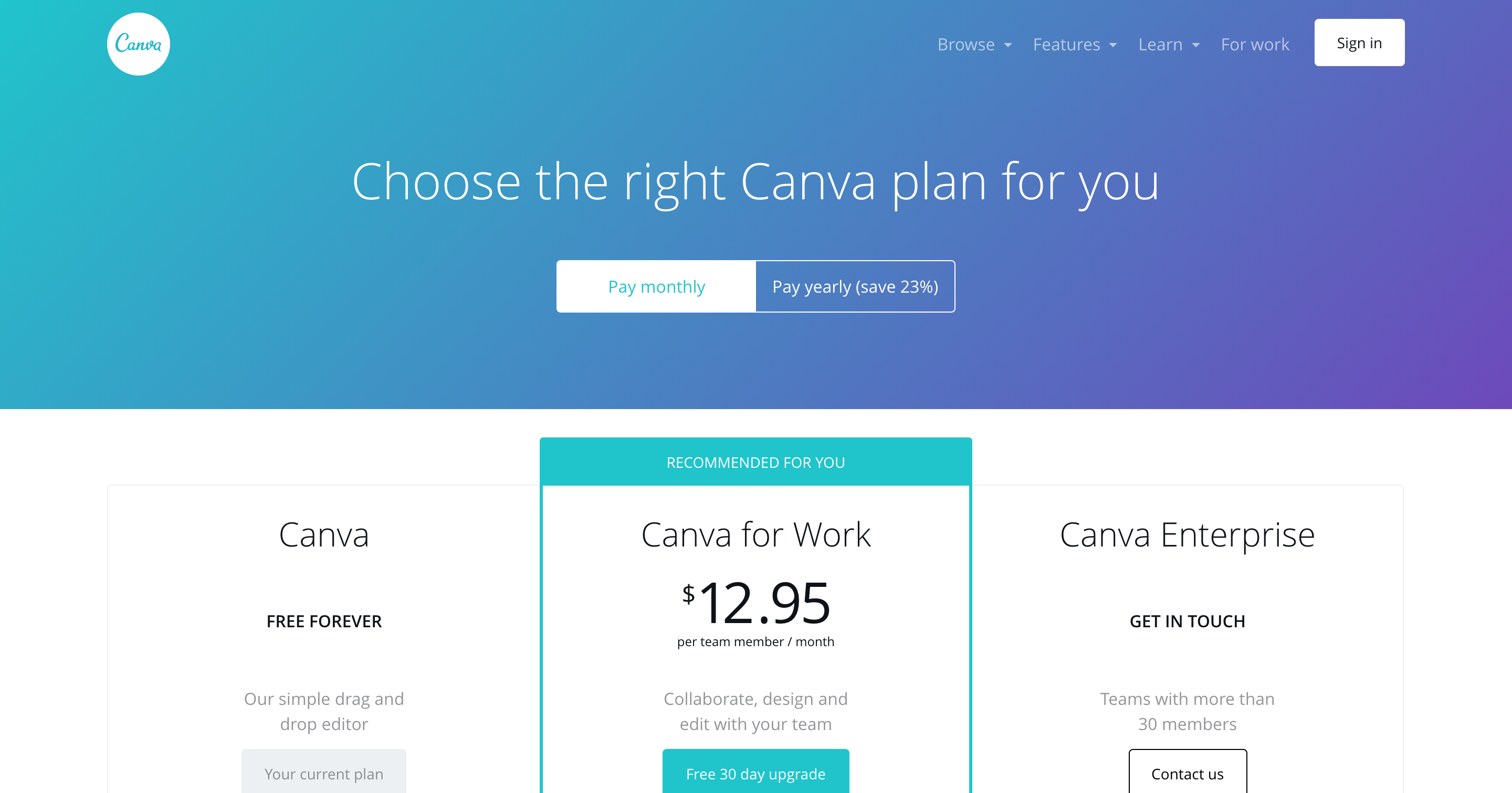Pricing